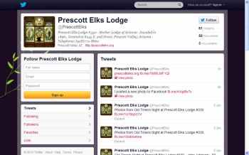 Elks org :: Lodge #330 :: Current Activities at the Prescott Elks Lodge